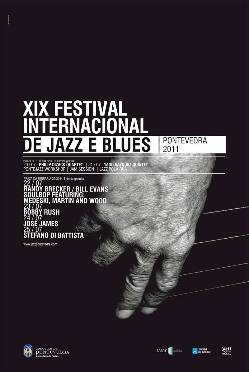 cartel festival de jazz 2011 Pontevedra