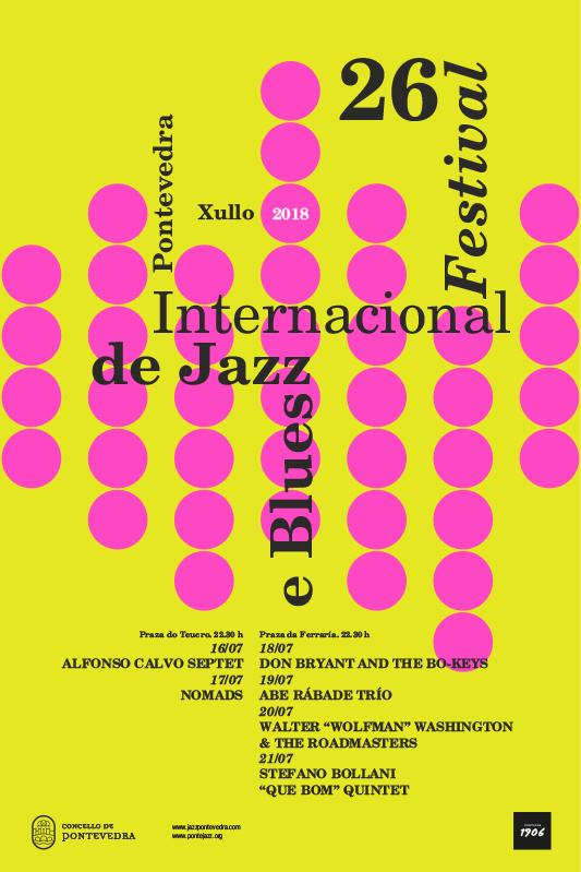 cartel festival de jazz 2018 Pontevedra