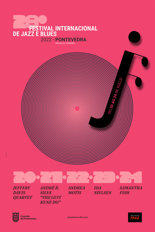 cartel festival de jazz 2022 Pontevedra