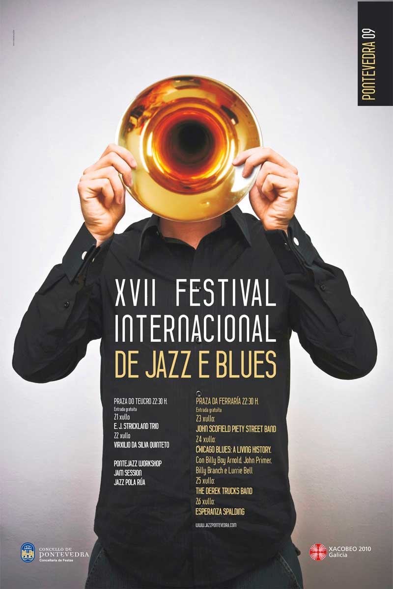cartel festival de jazz 2009 Pontevedra