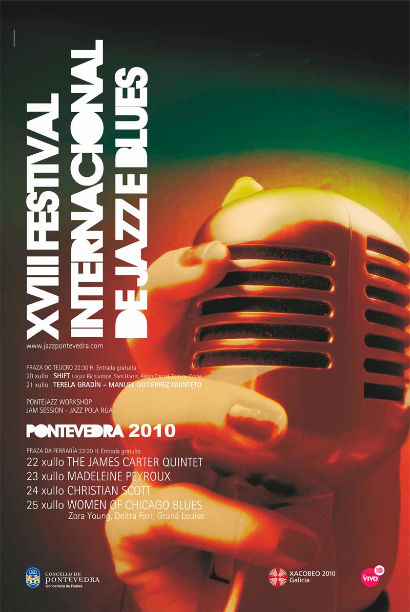 cartel festival de jazz 2010 Pontevedra