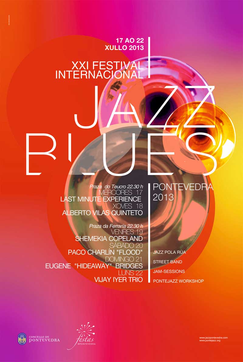 cartel festival de jazz 2013 Pontevedra