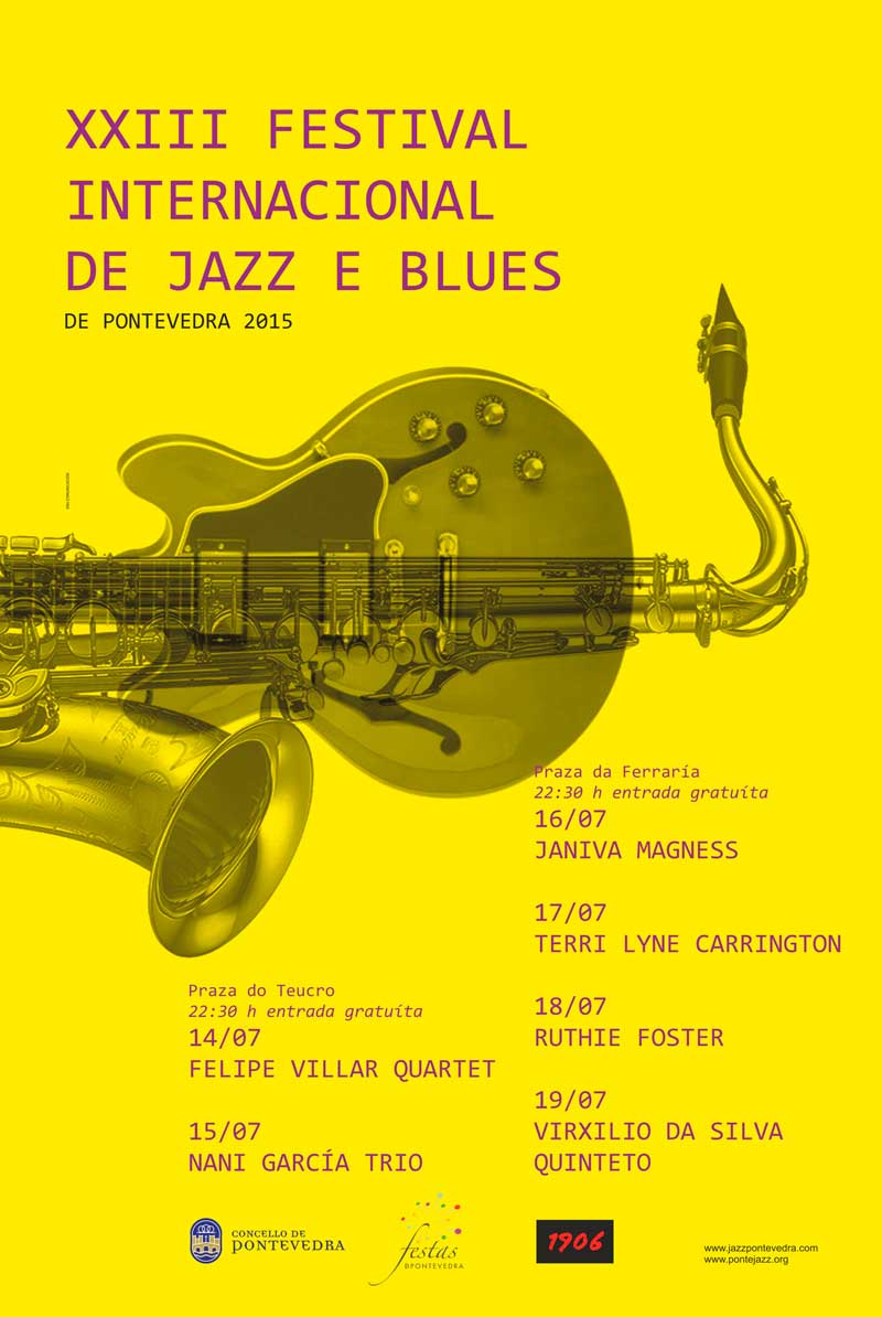 cartel festival de jazz 2015 Pontevedra