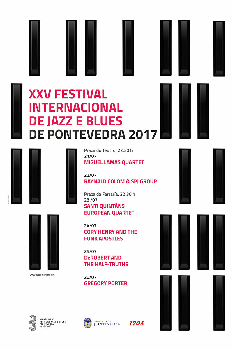cartel festival de jazz 2017 Pontevedra