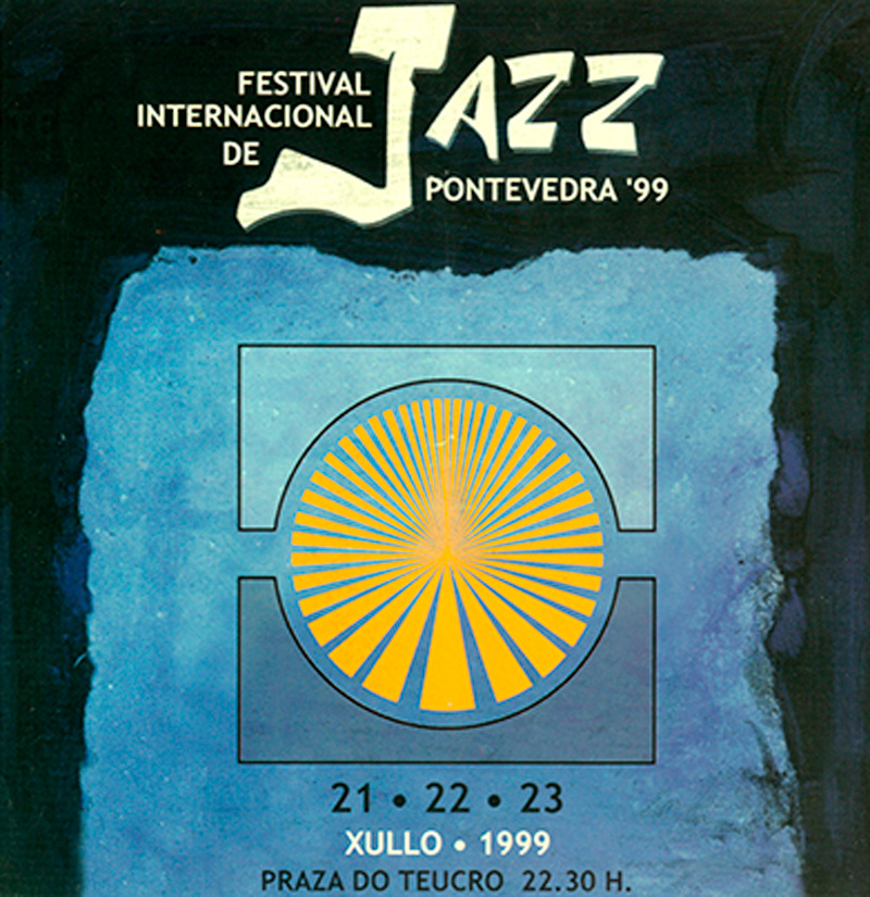 Cartel festival de jazz 1999 Pontevedra